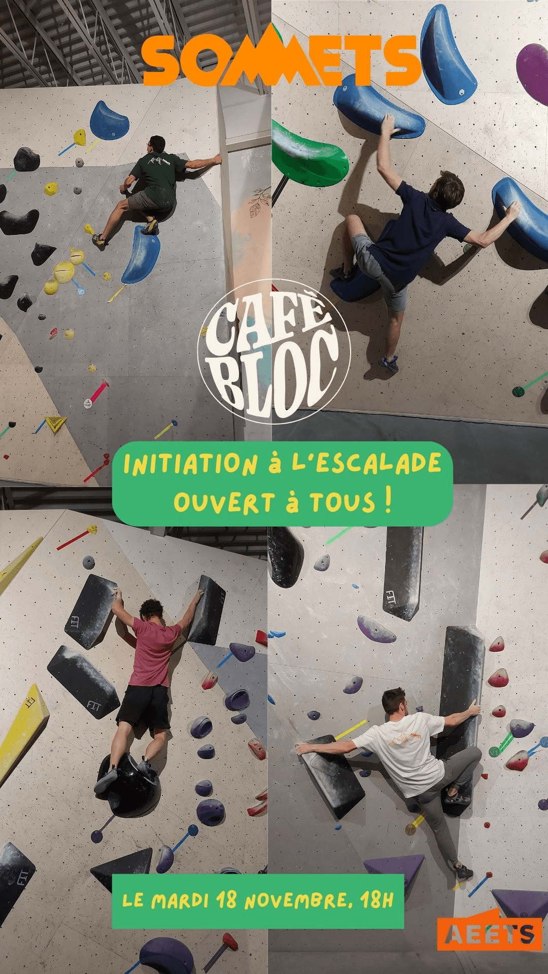 Initiation à l'escalade de bloc (Ouvert à tous!)