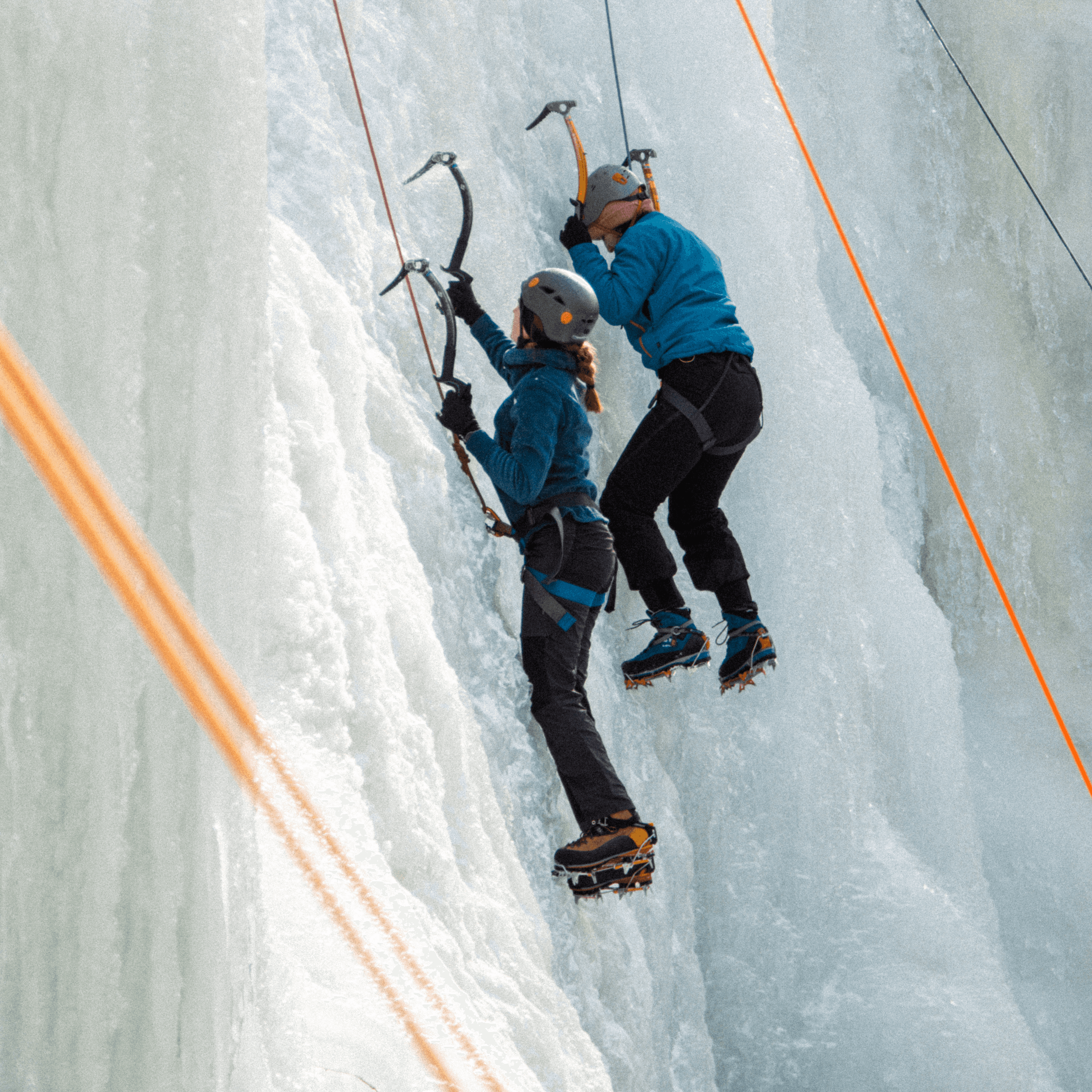 Escalade sur glace