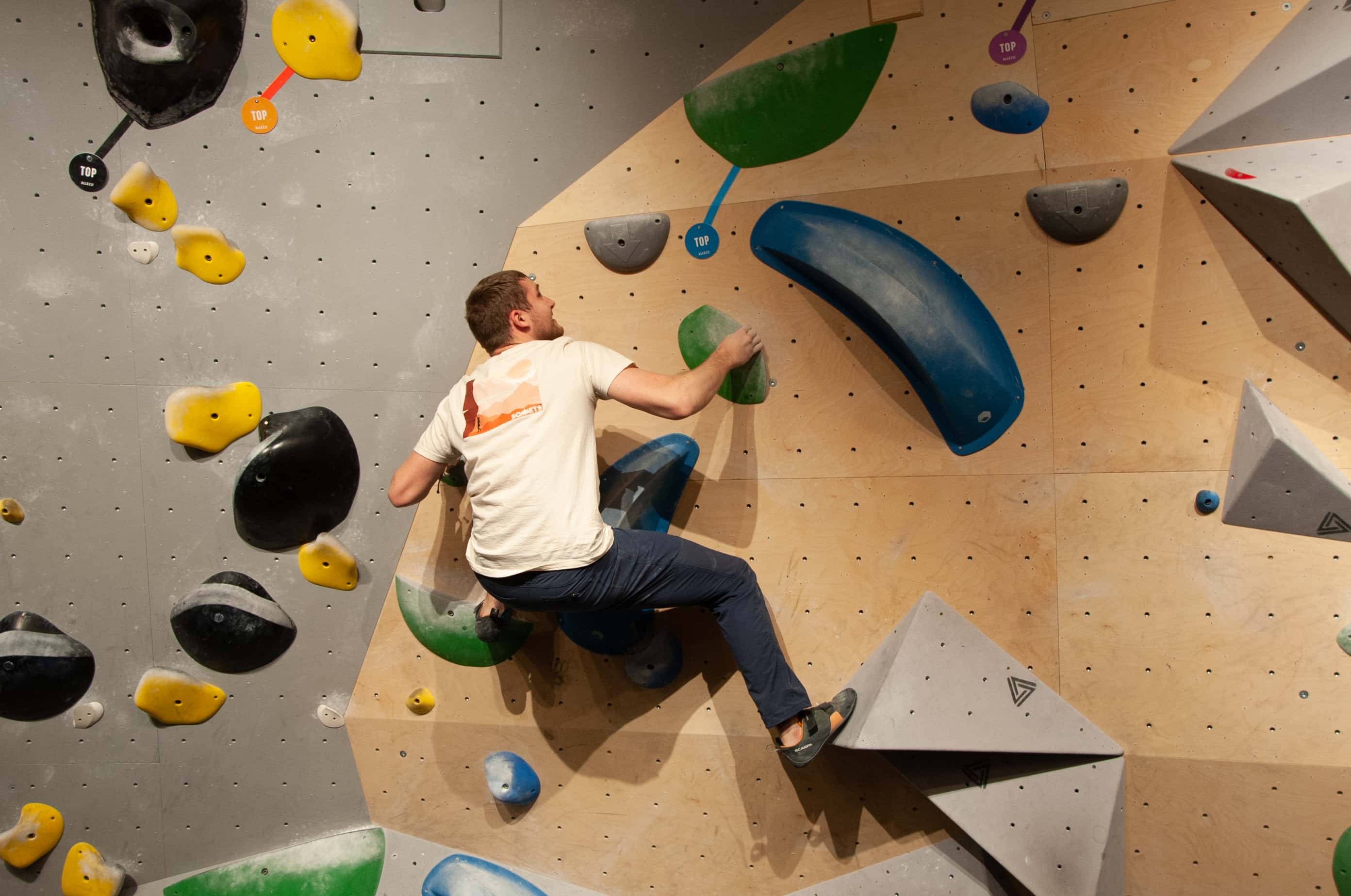 Escalade en salle
