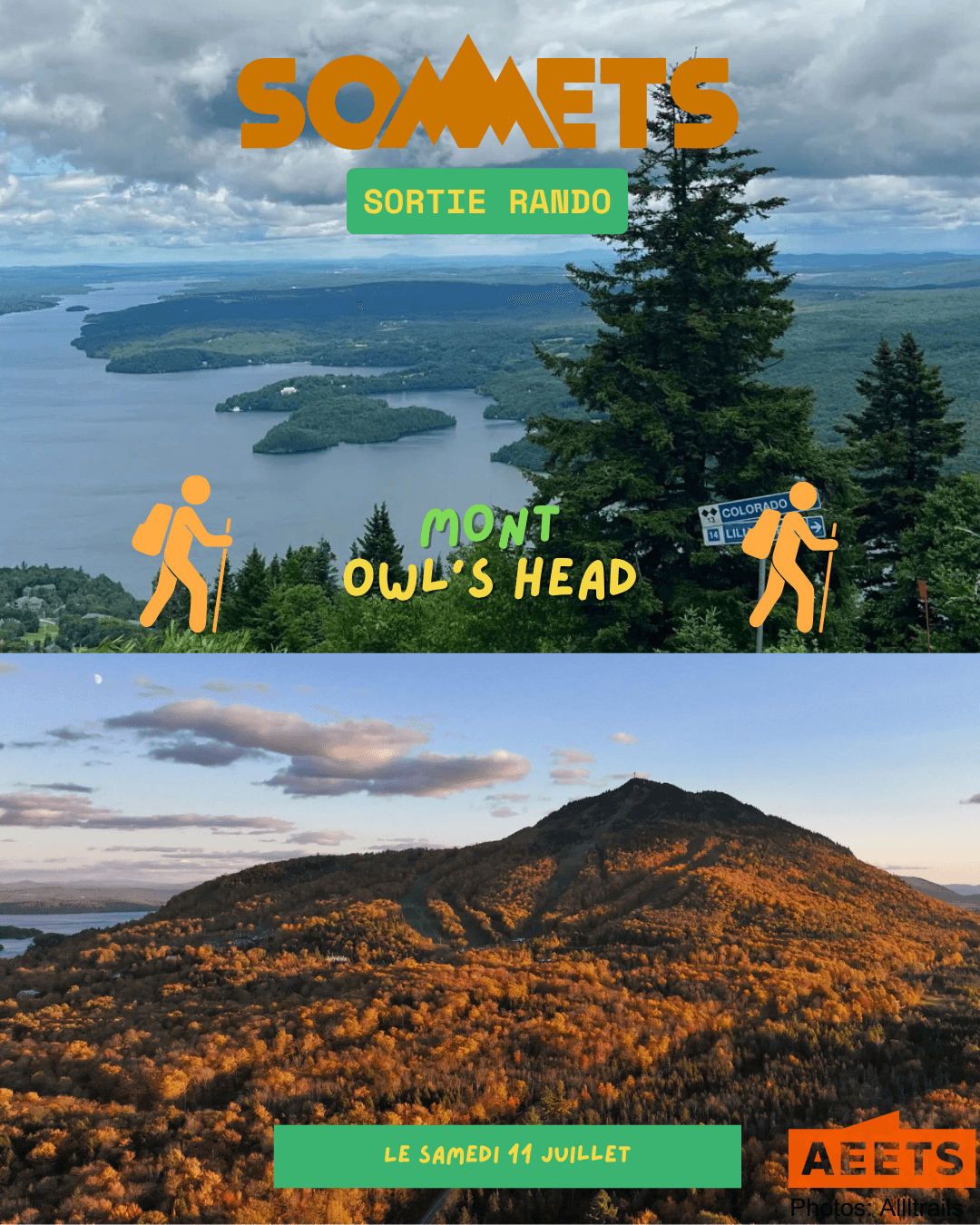 Sortie Rando au Mont Owl’s Head