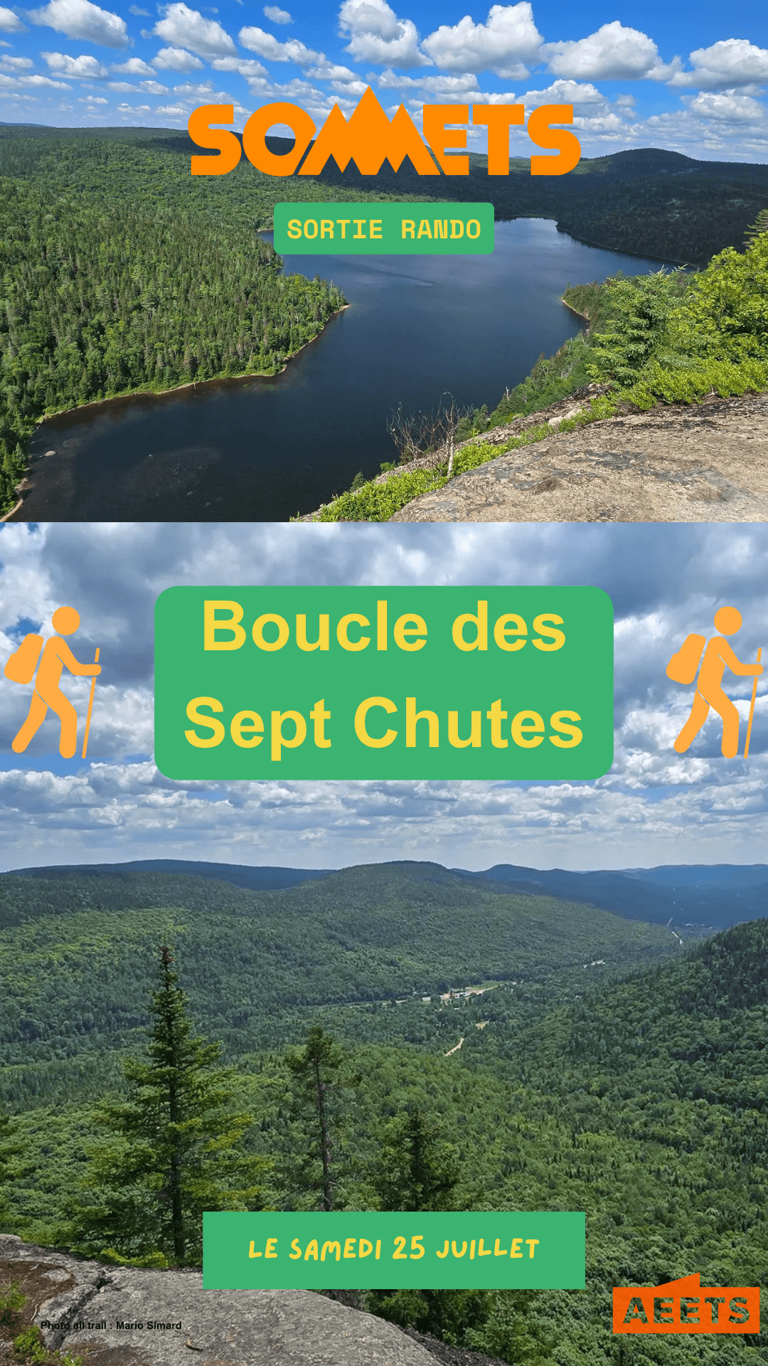 Sortie randonnée Boucle des Sept Chutes